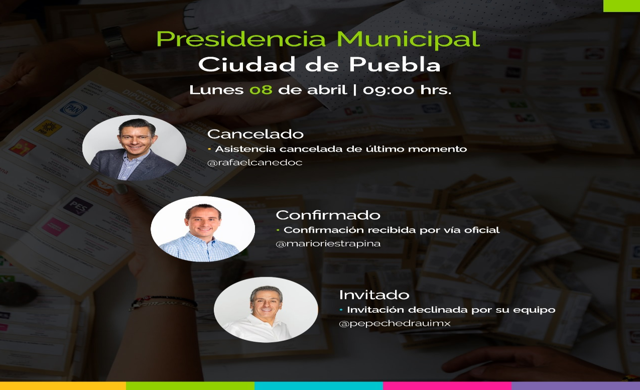 Candidatos a distintos niveles de gobierno se presentarán en la UPAEP