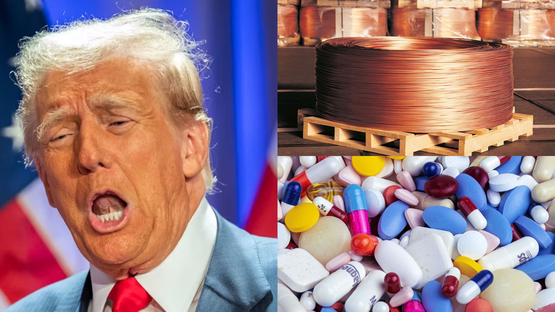 Trump anuncia arancel del 50% al cobre; habrá otro del 200% a medicamentos
