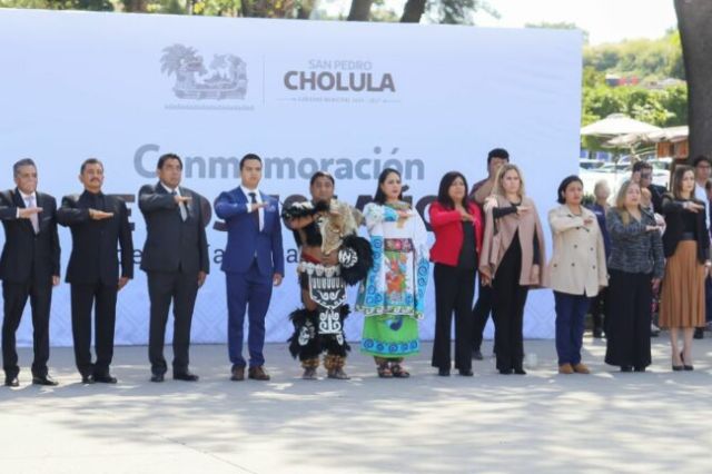 Gobierno de Cholula conmemora el 505 aniversario de la Matanza de Cholula