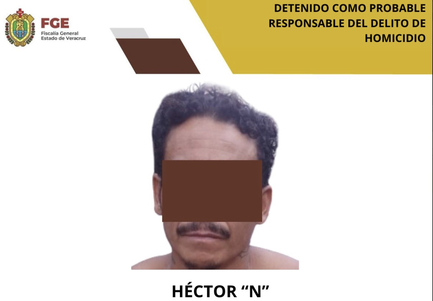 Mató a sus padres en Actopan, Veracruz