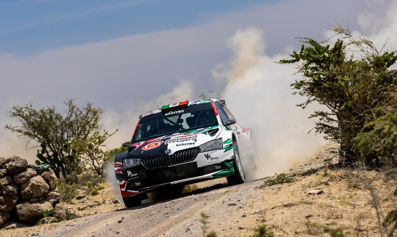 Alejandro Mauro de Escudería TV4 Guanajuato triunfa en el Rally Aguascalientes