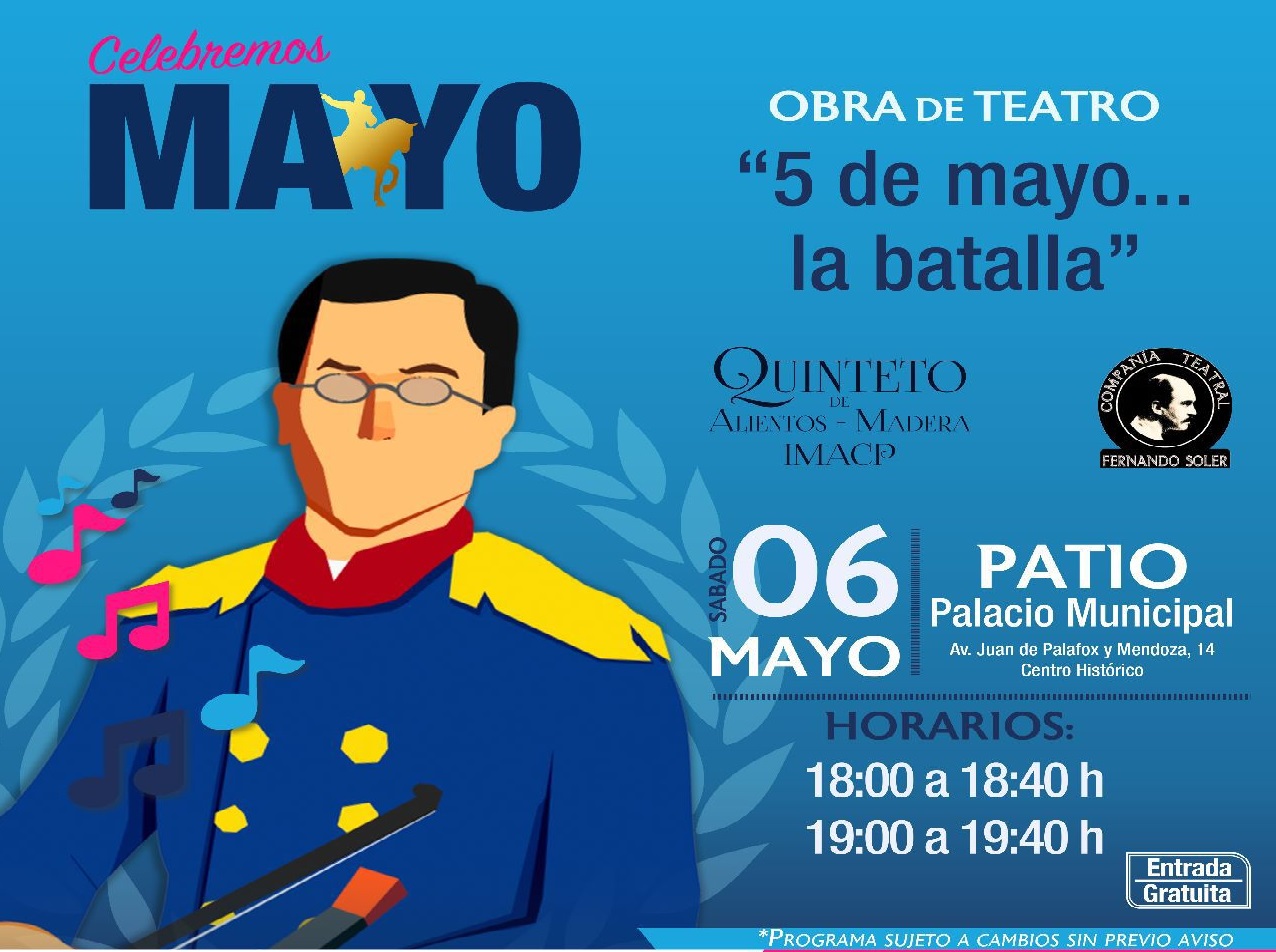 Celebra la Batalla de Puebla con actividades culturales y artísticas