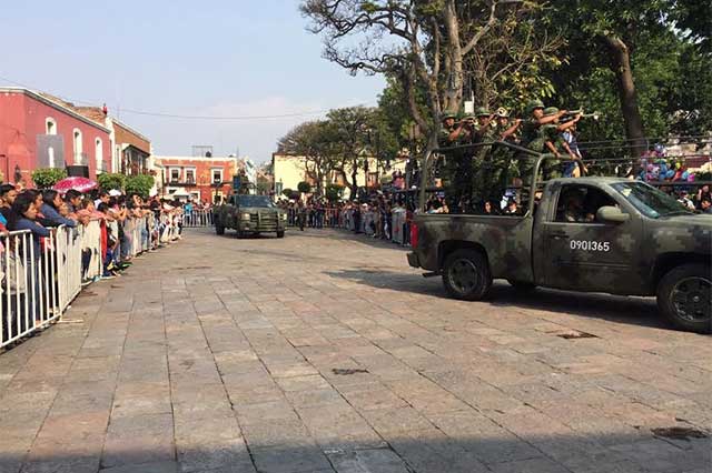 Celebran 155 años de la batalla del 4 de Mayo con desfile en Atlixco