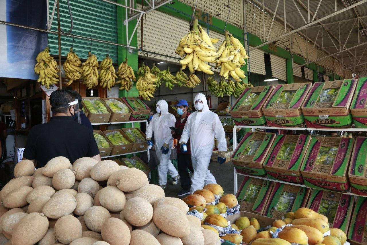 Protección Cilvil busca casos de COVID-19 en Central de Abasto de Puebla