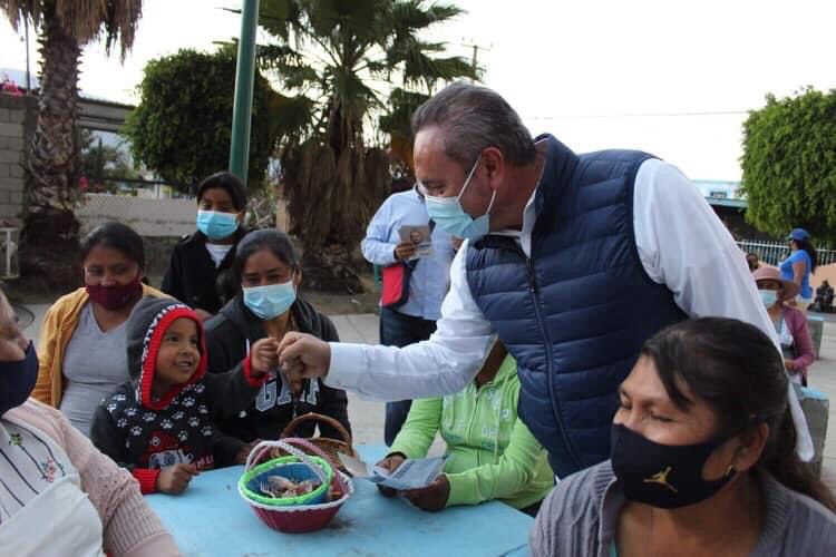 Continúa Velázquez recorrido por juntas auxiliares de Atlixco