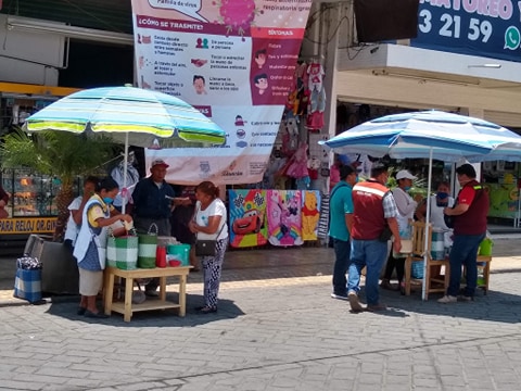 Cierran Mercado 16 de marzo en Tehuacán por casos Covid