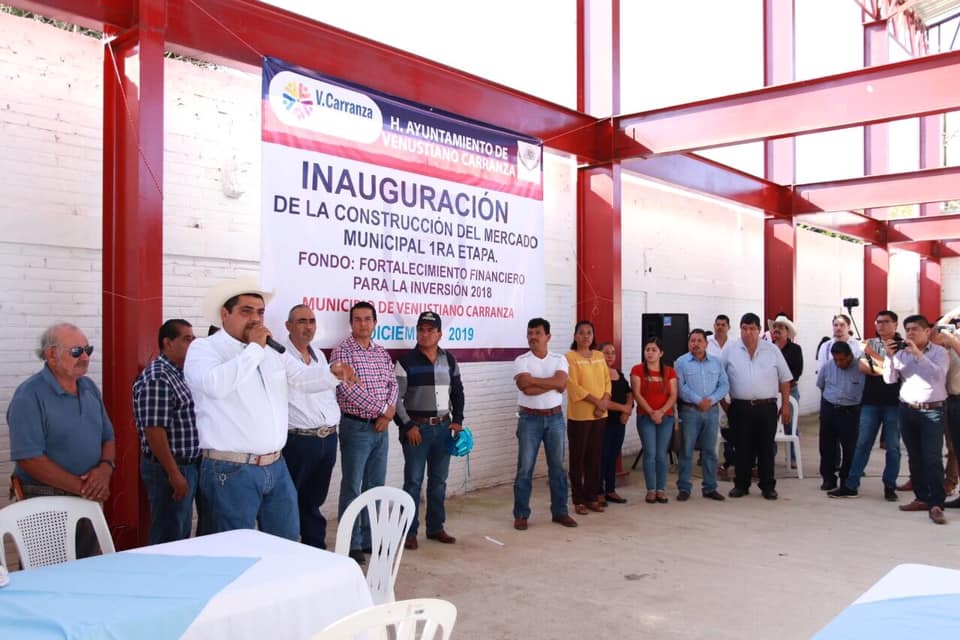 Construyen Mercado Municipal en terreno privado en Venustiano Carranza