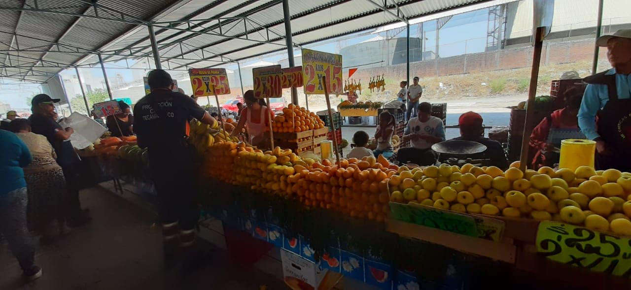 Solo algunos comerciantes ambulantes se instalarán el sábado en Tecamachalco