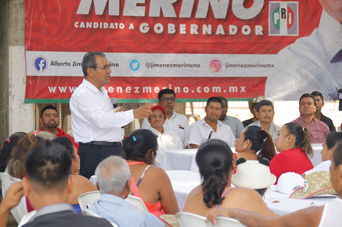 Promete Jiménez Merino reconstruir carreteras 