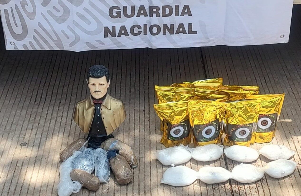 Meten droga en paquetes de café y les cae la Guardia Nacional