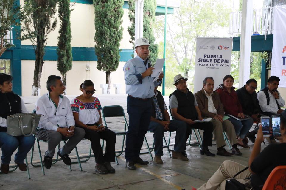 Arrancan labores para reconstruir edificios públicos de Atlixco