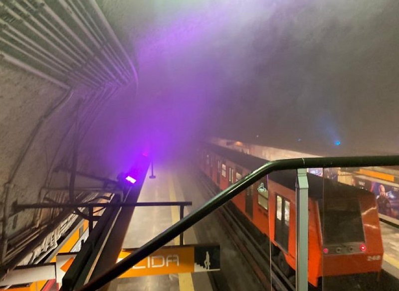 Ahora deja 15 intoxicados presunto incendio en línea 7 del Metro