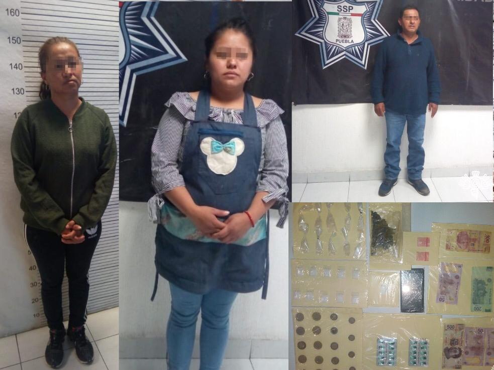 Ellas comercializaban droga en la carretera México-Puebla