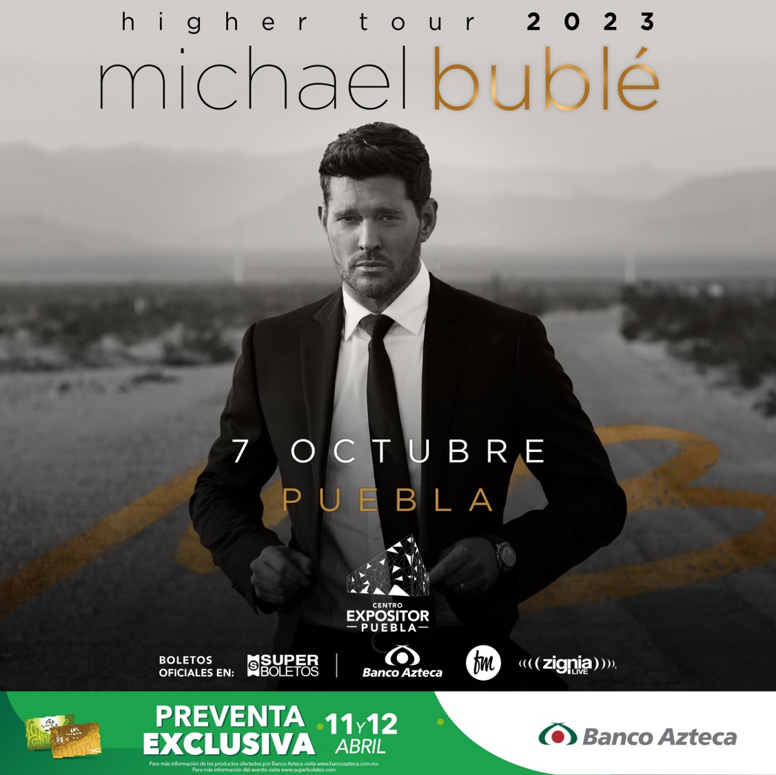 Michael Bublé se presentará en Puebla en octubre