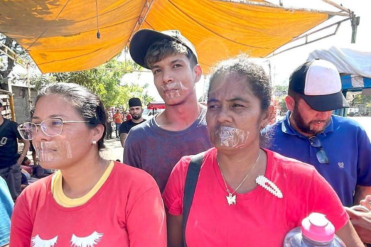 Un grupo de migrantes inicia huelga de hambre en Oaxaca