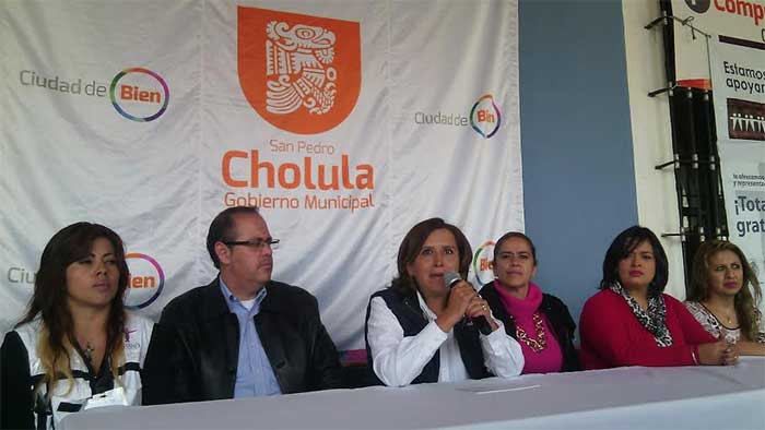 Realizan Feria del Migrante en San Pedro Cholula