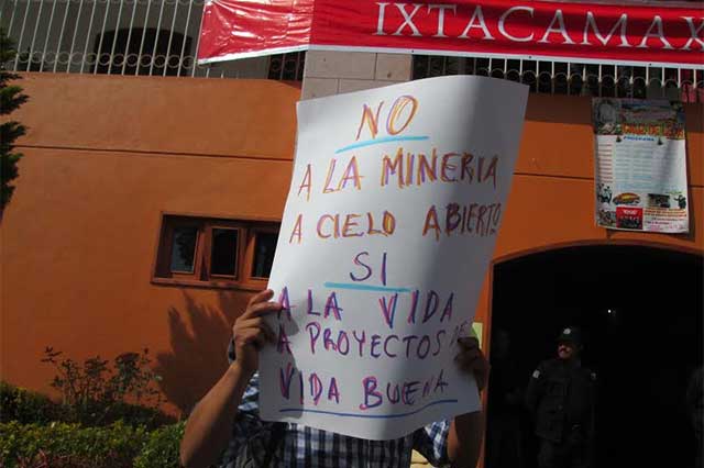 Minera amenaza y criminaliza para instalarse en Ixtacamaxtitlán: REMA