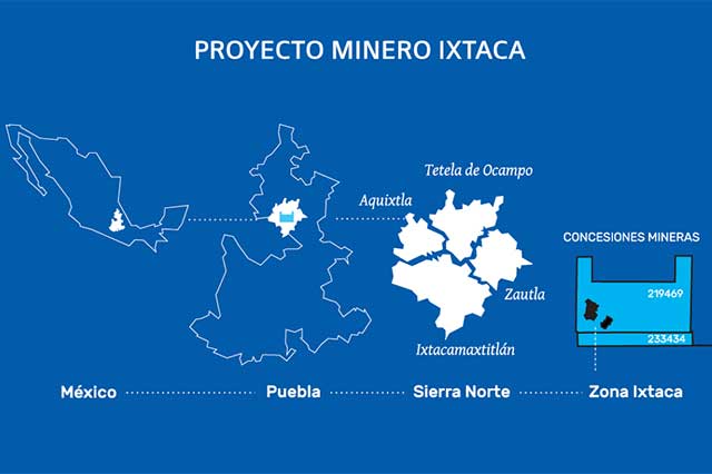 Piden a EU y Canadá  indagar omisiones de Almaden Minerals en Puebla