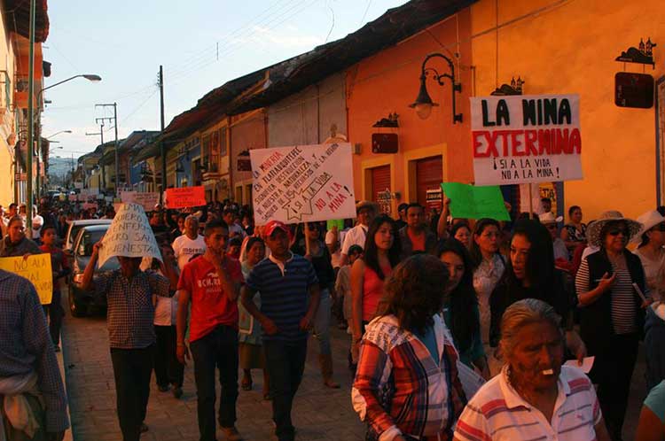Entregan a mineras 40.5 % del territorio de Tlatlauquitepec