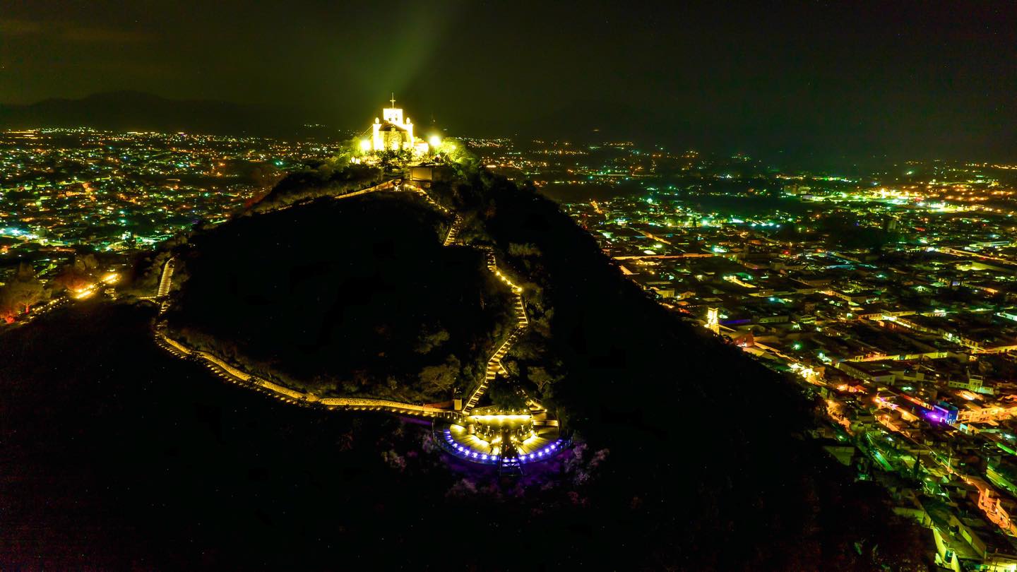 GALERÍA Recorrido nocturno por el Mirador de Atlixco