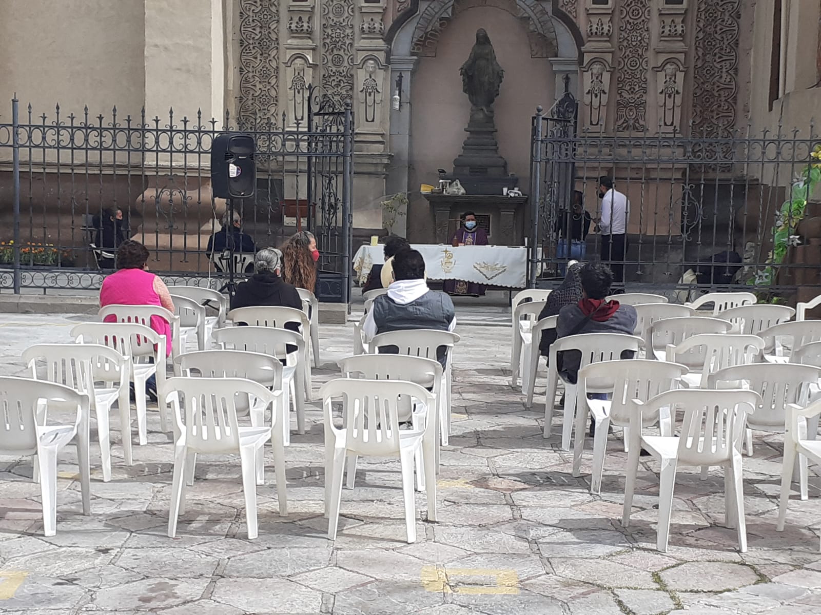 Parroquia de San Martín Obispo en Texmelucan retoma sus actividades
