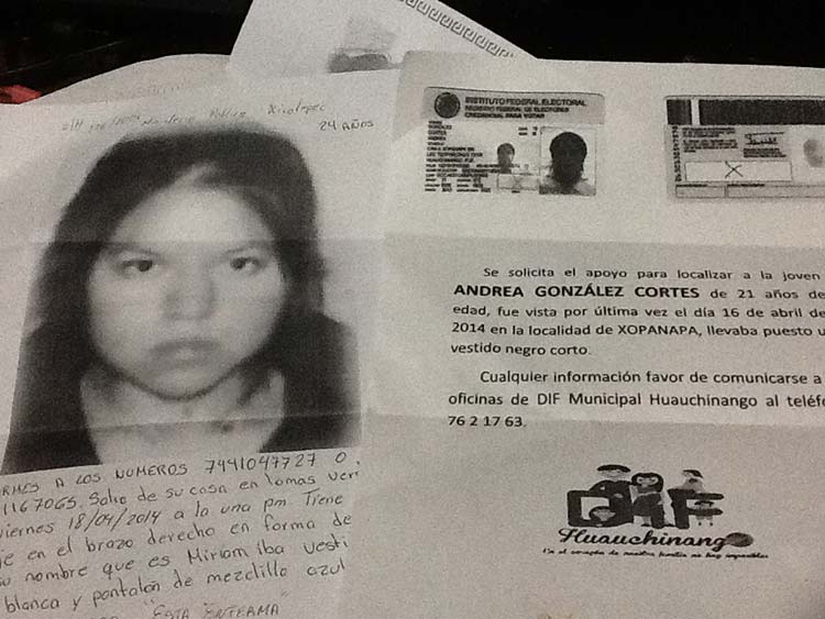 Suman ya cinco las jóvenes desaparecidas en Huauchinango