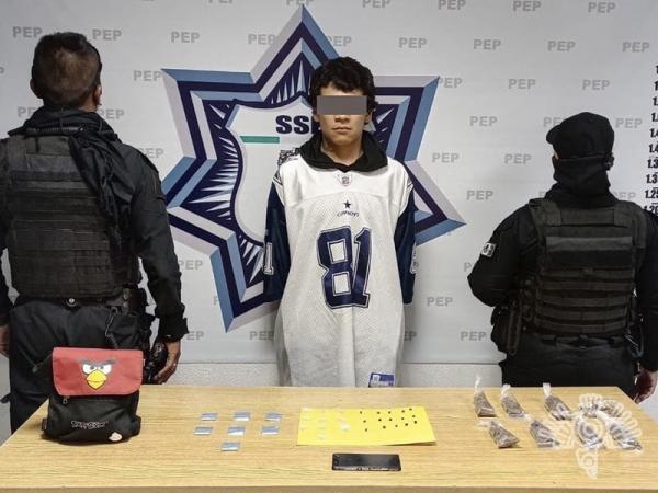 Cae El Cholo; vendía droga en La Margarita en Puebla  