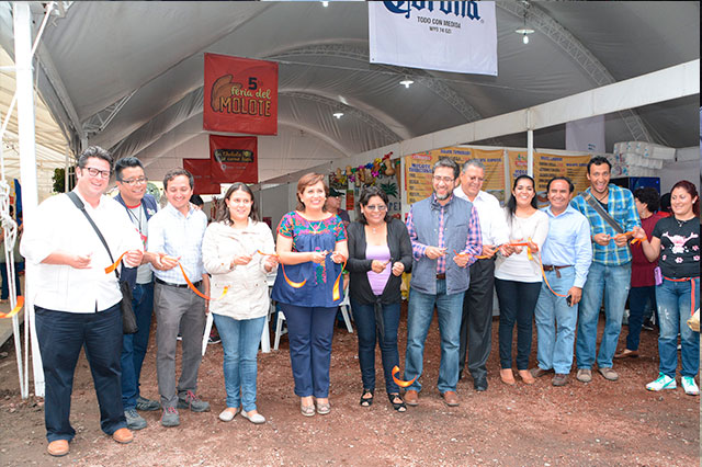 Inauguran la quinta Feria del Molote de San Pedro Cholula
