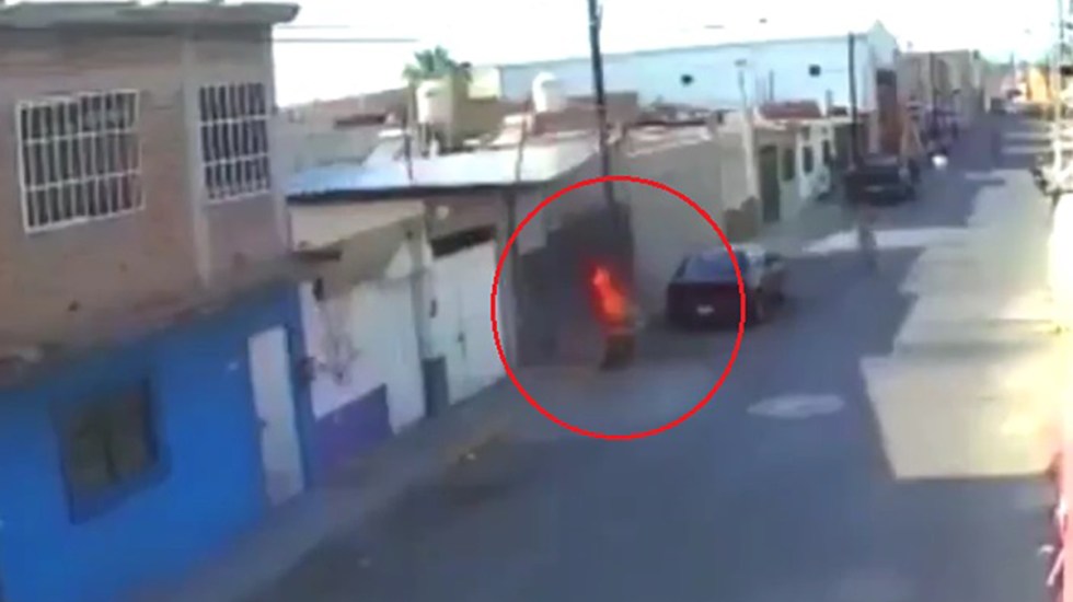 VIDEO Sujeto prende fuego a adulta mayor en Celaya