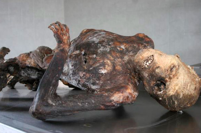 Momia del Citaltépetl es un hombre de entre 50 y 70 años