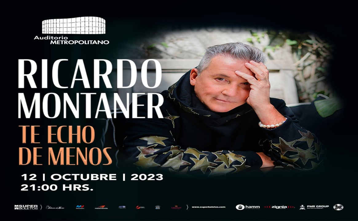 Ricardo Montaner se presentará el 12 de octubre en Puebla