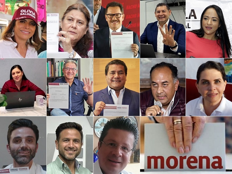 Ellos son los 27 que se inscribieron para la gubernatura por Morena