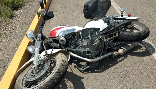 Joven alcoholizado se mata al derrapar su moto en Huaquechula