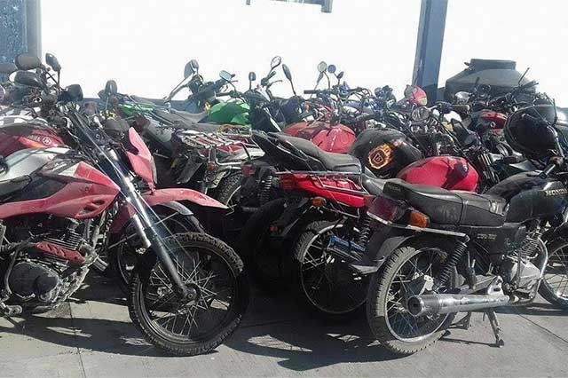 Delincuentes roban hasta 7 motos diarias, las usan para cometer asaltos en Tehuacán