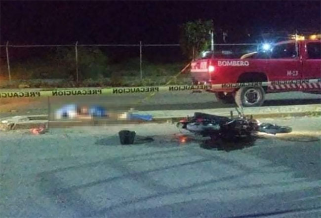 Muere joven motociclista al derrapar su unidad en la federal Tehuacán-Huajuapan 