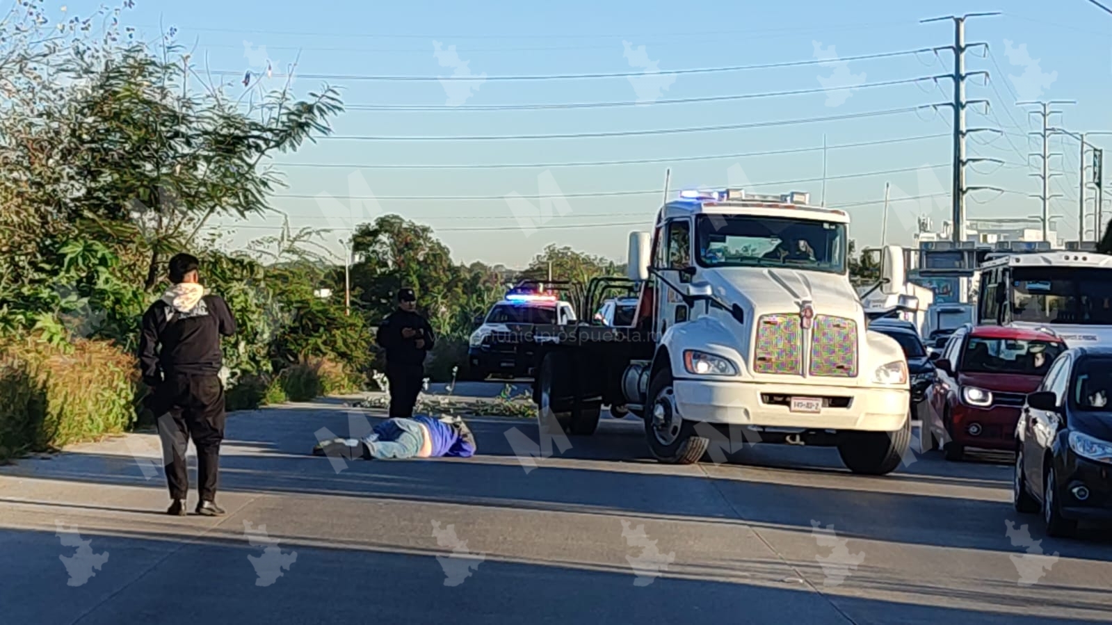 VIDEO Ejecución de motociclista genera caos en el Periférico Ecológico