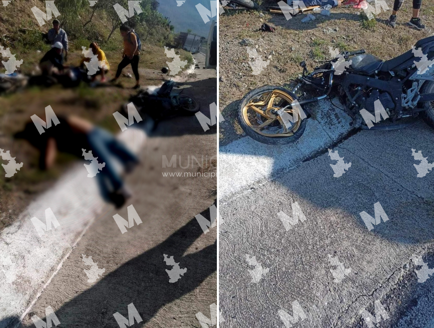 Embisten a motociclistas y uno muere en Tehuacán