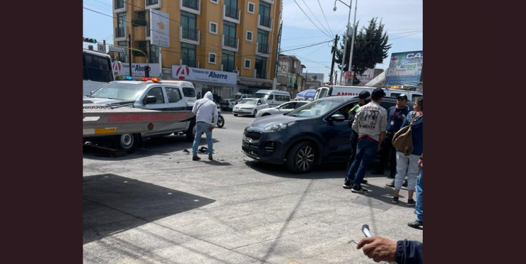 Atropellan a un motociclista en calle La Libertad de Texmelucan
