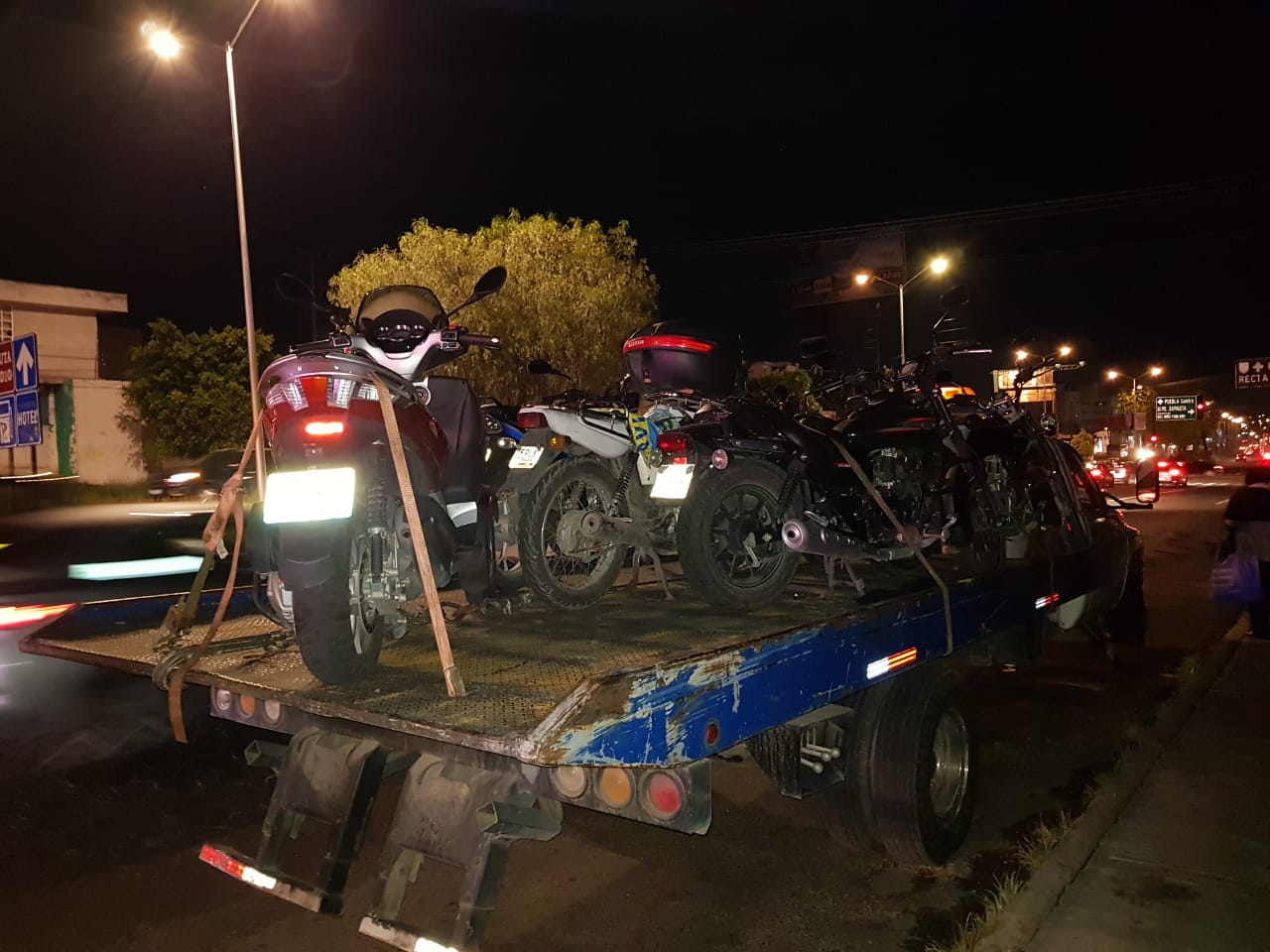 Seguridad manda al corralón 115 motocicletas