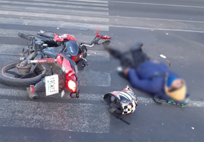 VIDEO Atropellan a motociclista y matan a ciclista esta mañana en Puebla
