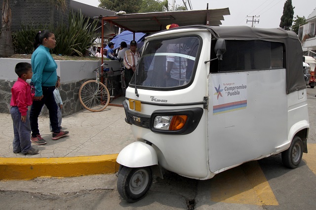 Armenta pide a ediles no promover los mototaxis como medio de transporte