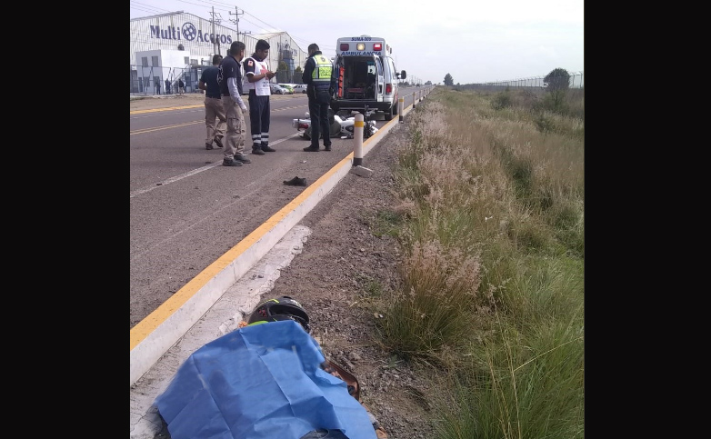 Motociclista se mata rumbo al aeropuerto de Huejotzingo