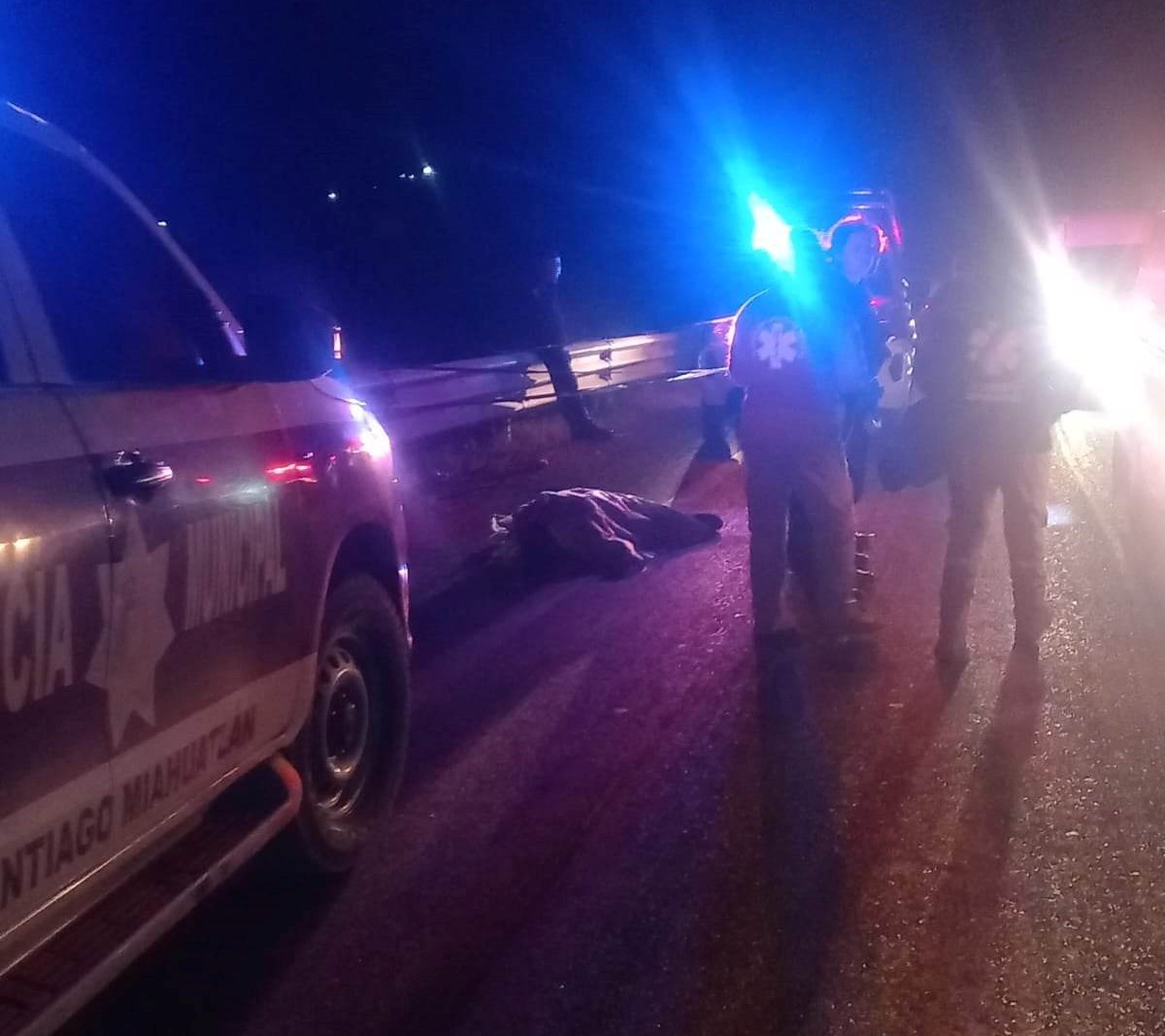 Fallece ciclista al ser impactado por vehículo sobre la federal Tehuacán-Orizaba 
