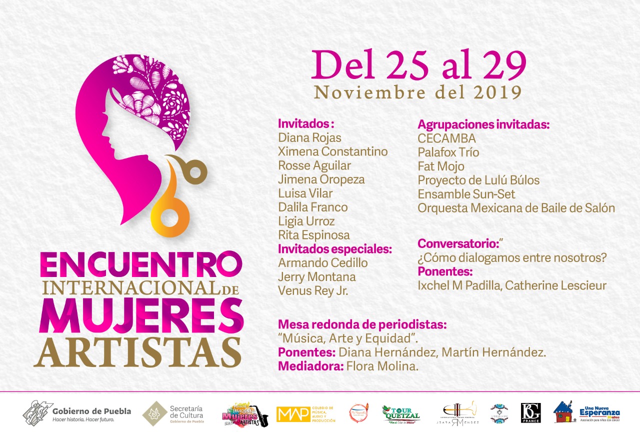 Presenta Secretaría de Cultura Encuentro de Mujeres Artistas en Puebla