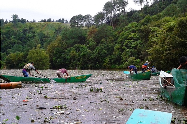 Sacan 8 toneladas de basura al año de presas en Huauchinango y Juan Galindo