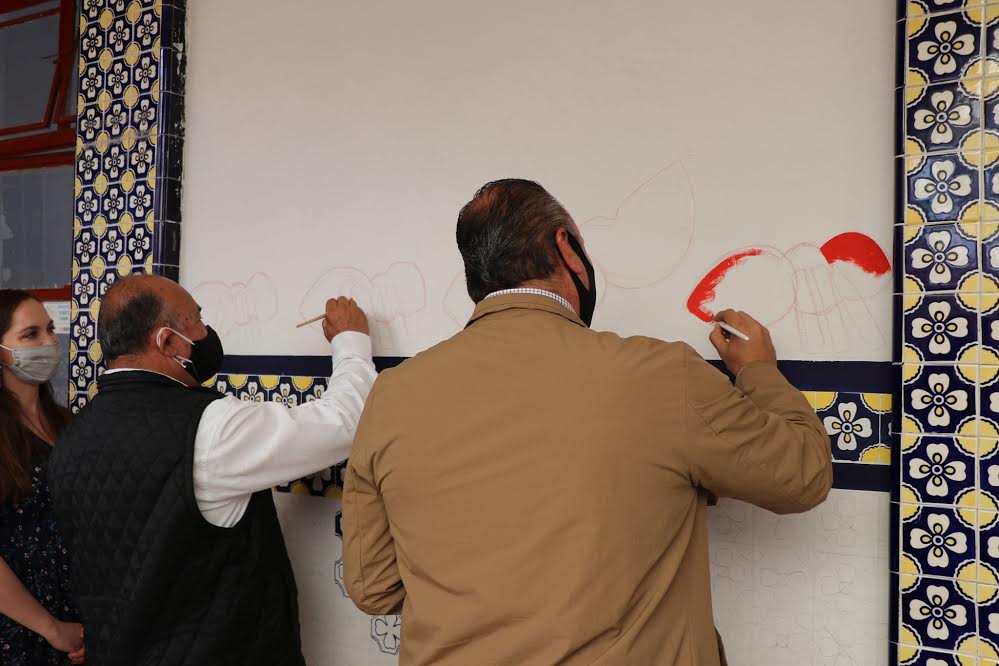 En Atlixco rehabilitarán mural dañado por el sismo del 19S