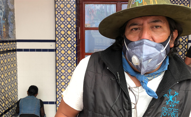 Inician rescate del mural de Palacio Municipal de Atlixco