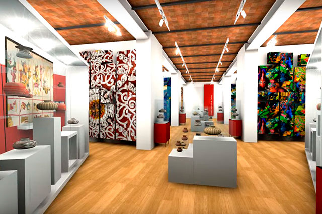 Difunden proyecto interior del Museo Regional de Cholula