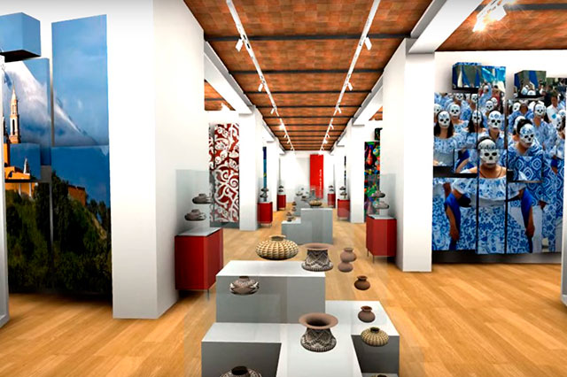 Difunden proyecto interior del Museo Regional de Cholula