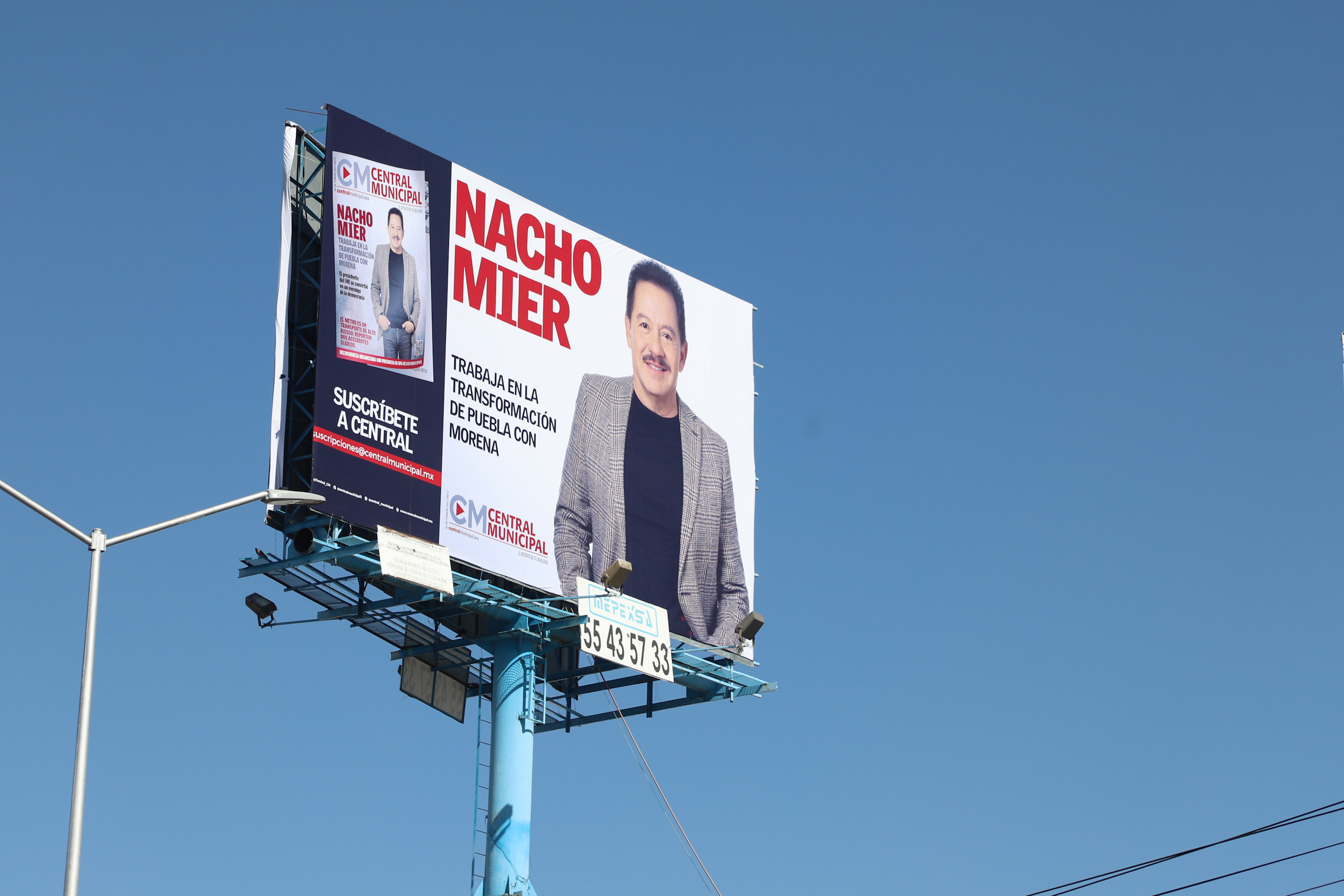 Exceso de espectaculares de Nacho Mier es porque no sube en las encuestas